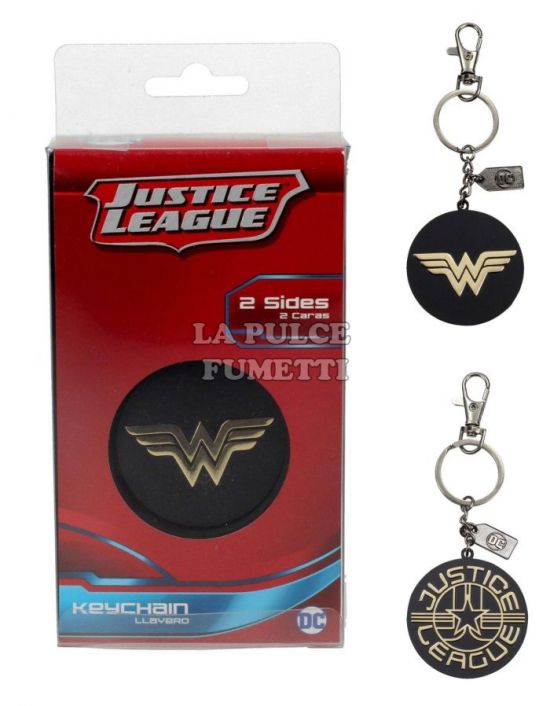 JLA WONDER WOMAN GOLDEN : LOGO METAL